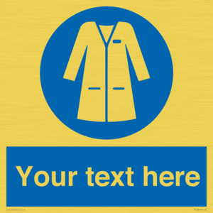 Custom Mandatory: Wear laboratory coat